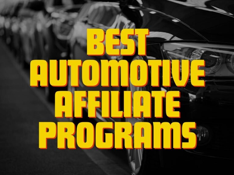 Best Automotive Affiliate Programs in 2024